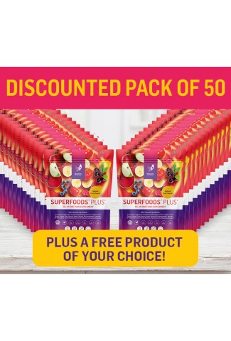 50 x Superfoods Plus SUPER MEGA Family Pack + a FREE product of your choice! - Limited time offer!